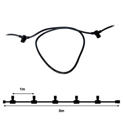 5m förgreningskabel / T-kopplingskabel till LightsOn trädgårdsbelysning