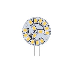 G4 LED 2W lampa rund - varmvitt ljus 2700K