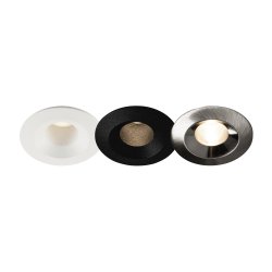Mini spotlight Core Smart 15° från Hide-a-lite i vitt, svart och borstat stål