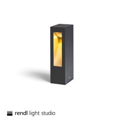 Pollare 25cm 7W inbyggd ljuskälla - guld & antracitgrå