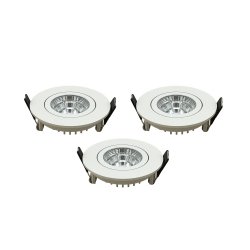 QB-30XMW 3-pack 4,1W LED spotlights