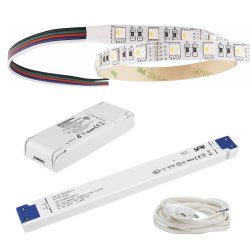 RGBW LED stripe kit med driver och smart wifi controller 14,4W/m