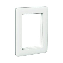 Täckram till Exxact primo för 2-vägsuttag - vit