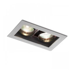 MONE II med silverfärgad ram - 2st MR16 ljuskällor