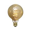 3,5W LED-lampa E27 G95 Amber Spiral Filament Ø9,5 cm