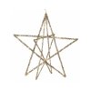 Julstjärna Alexa 80cm i guld och glitter från watt&veke 2