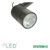 8W LED spotlight på spjut med transformator - System12