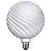 LED-lampa E27 15cm Opaque double coating vriden 363-45 frilagd