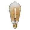 LED-lampa E27 Plain amber ST64 80lm 2000K