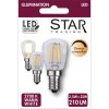LED lampa E14 ST26 2,8W Clear - förpackning