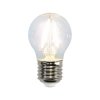 LED lampa E27 G45 Clear filament 150lm tänd