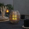 LED ljus Diner - 1st uppladdningsbart flammande blockljus - miljöbild 5