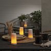 LED ljus Diner - 1st uppladdningsbart flammande blockljus - miljöbild 6
