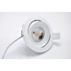 LED spotlight inLED Slimline CCT 8W vit 2000-2800K dim-to-warm vinklad