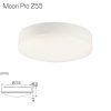 LED Takplafond Moon Pro 255 10W Dimbar IP44