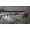 Ljusslinga Circus filament lång - svart partyslinga för utomhusbruk med 20st lampor - miljöbild 2