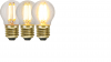 LED-lampa E27 4W Klot Soft Glow 3-step memory