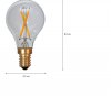 LED-lampa E14 Klot Soft Glow
