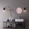 Regal vägglampa för E27-ljuskälla - krom miljöbild spegel
