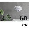 Lampskärm VITA Eos mini 35cm Ljusgrå - miljöbild