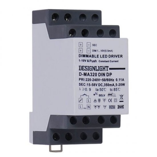 Dimbar 500mA DIN drivdon D-MA522 DINDP