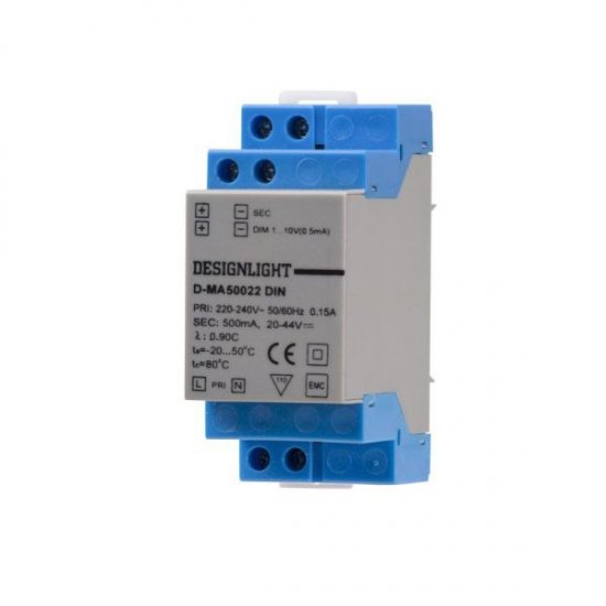 DIN drivdon 500mA Dimbar D-MA500 -22DIN