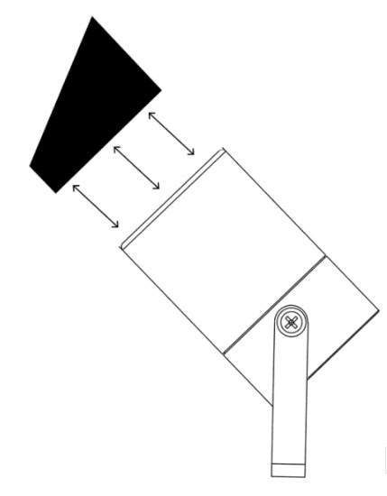 Bländskydd (mörkgrå) för Luna-serien