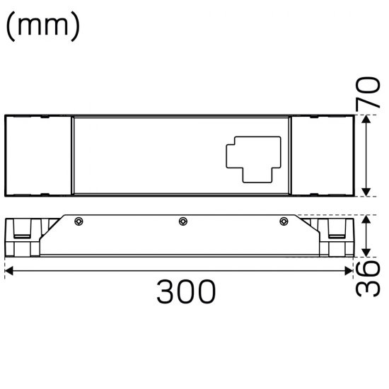 LED-dimtrafo 1-100W FDIM/DALI/PUSH 24V