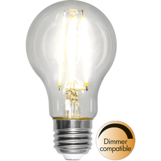 LED lampa E27 A60 Clear Dimbar 890lm 4000K