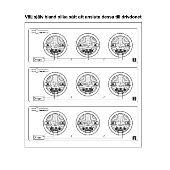 5-pack dimbara LED puckar Q-36MW 3,5W 3000K - vita