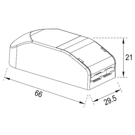 Minidownlight Tilt 4,2W 3000K Svart, Q-16BD.