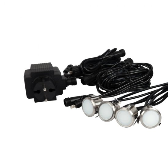 Paket LED 0,8W altanbelysning Decklight Garden Kit 7764035