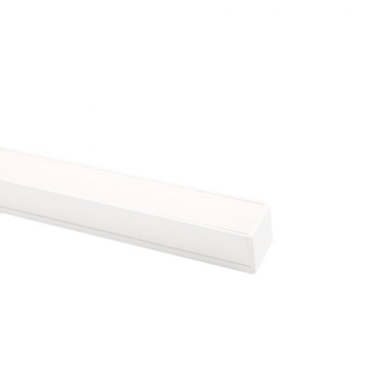 Aluminiumprofil Art High 2m - vit tänd