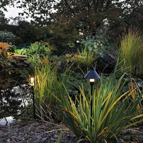 Apollo trädgårdslampa med 3W LED 2 in 1 - miljöbild 4