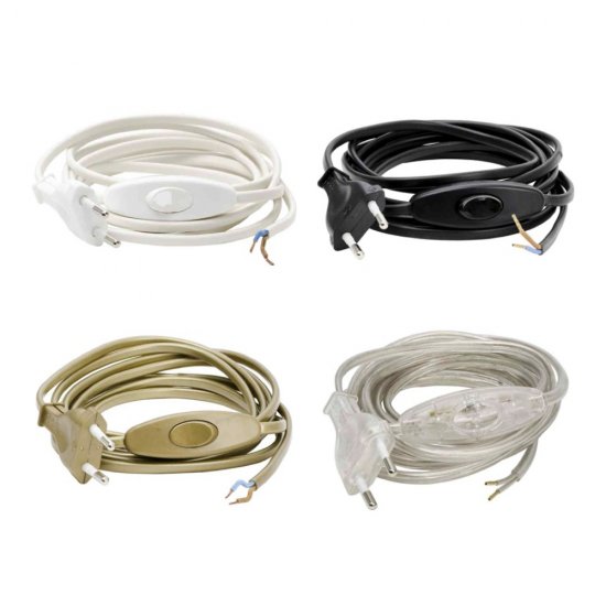 Armatursladd ojordad med europastickpropp och brytare - 4st färgval