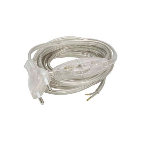 Armatursladd ojordad med europastickpropp och brytare - transparent