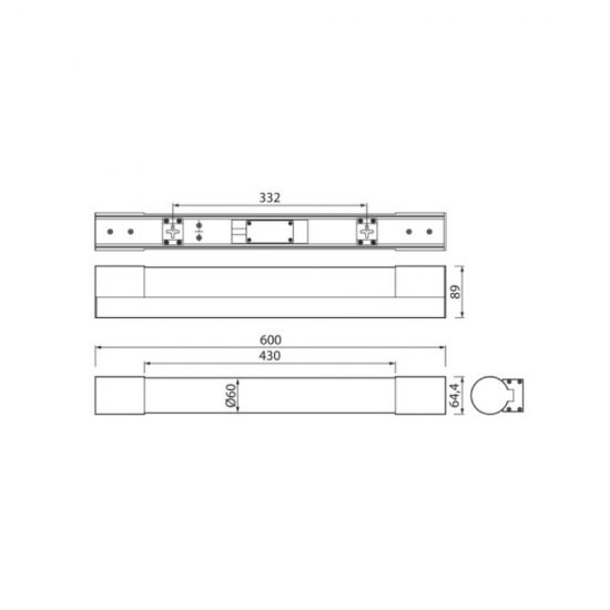 Badrumslampa Spa Ancona 600S 7W LED