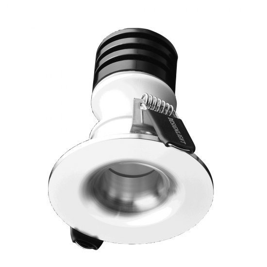Bastubelysning silver spotlight, 4,3W dimbar