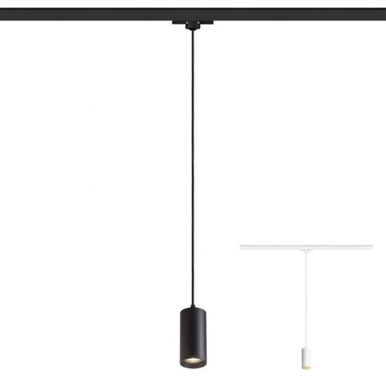 GU10 armatur Belenos pendlad till 3-fas skena - två färgval