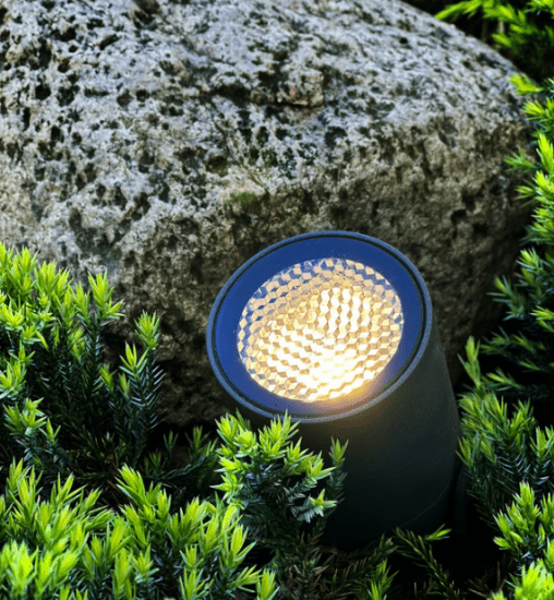 Luna spotlight på spjut 5W mörkgrå - LightsOn