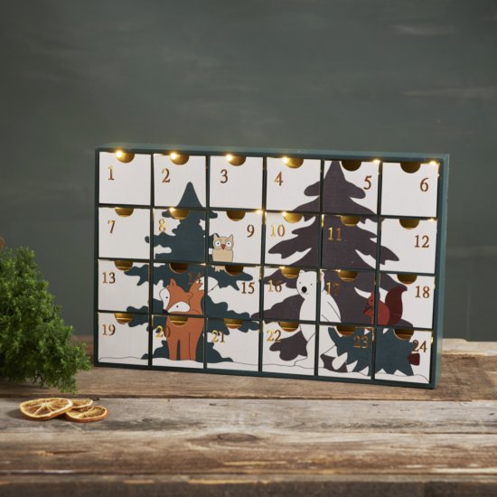 Bordskalender Forest friends - miljöbild