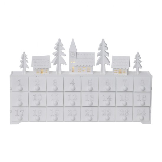 Bordskalender Yuletide - med belysning