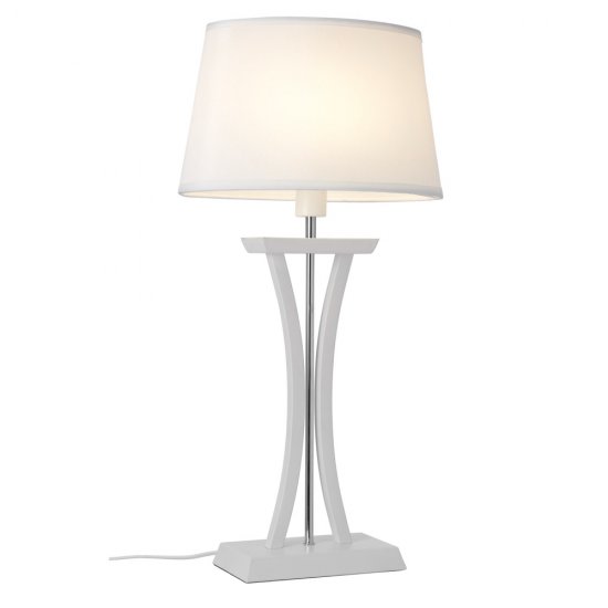 New Chelsea XL Bordslampa 60cm vit / svart