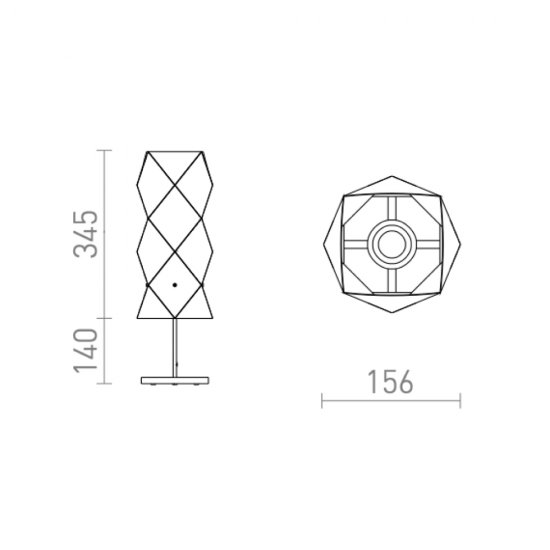 Zumba Bordslampa i vitt/trä/metall