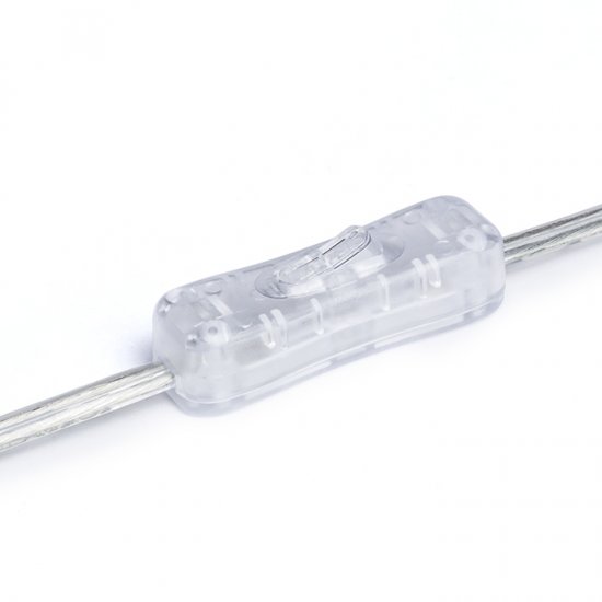 Broadway Bordslampa 47cm kromad med vit skärm