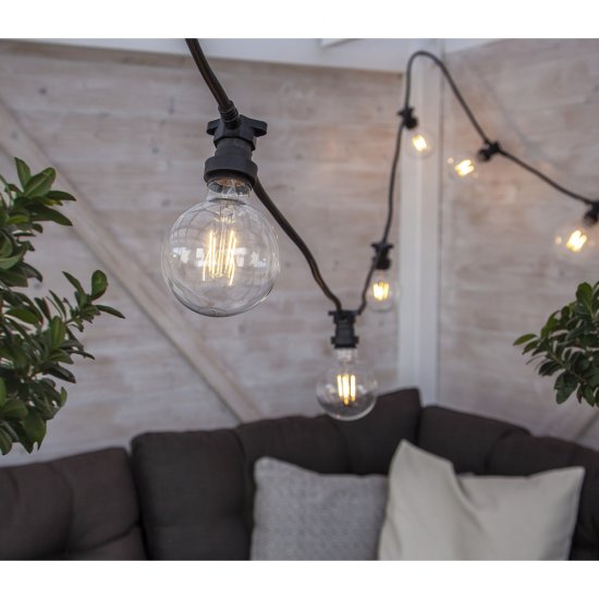 Connecta Ljusslinga för utomhusbruk med stora glober