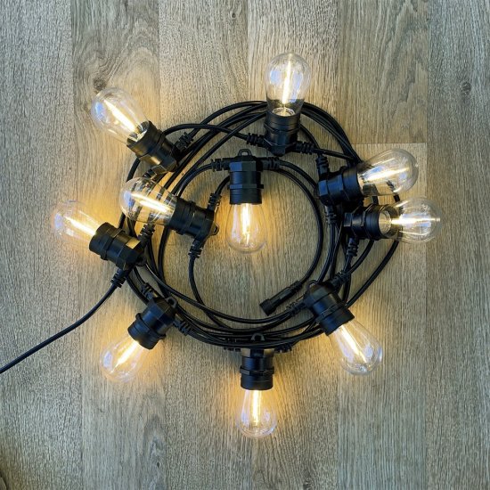 Cosy partyslinga 5m - med lysande lampor