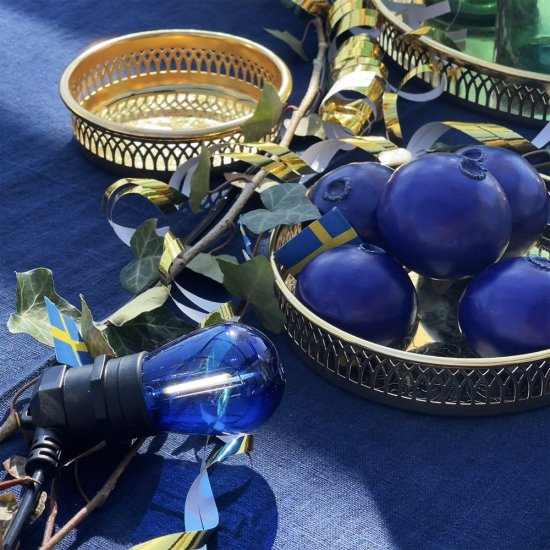 5-pack Deco ljuskälla till Cosy partyslinga 5m E27 12V - välj färg