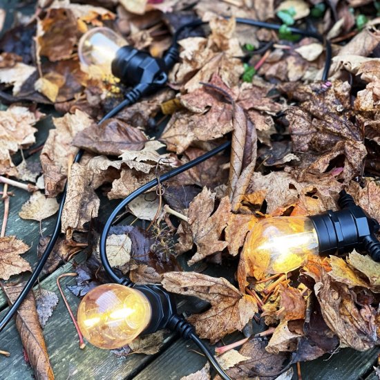 5-pack Deco ljuskälla till Cosy partyslinga 5m E27 12V - välj färg