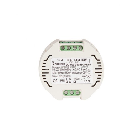 Drivdon Jolly Round 0-9W - 350mA/700mA Push/1-10V dim